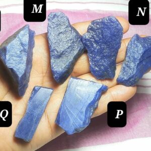 Natural Blue Aventurine Rough Gemstone: Healing Crystals Specimens Rock Slices Slab
