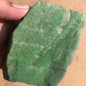 Natural Green Aventurine Rough Stone | Raw Specimen 420g