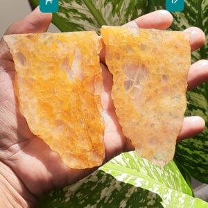 Natural Yellow Aventurine Rough: Unpolished Slices, Slabs, Specimens