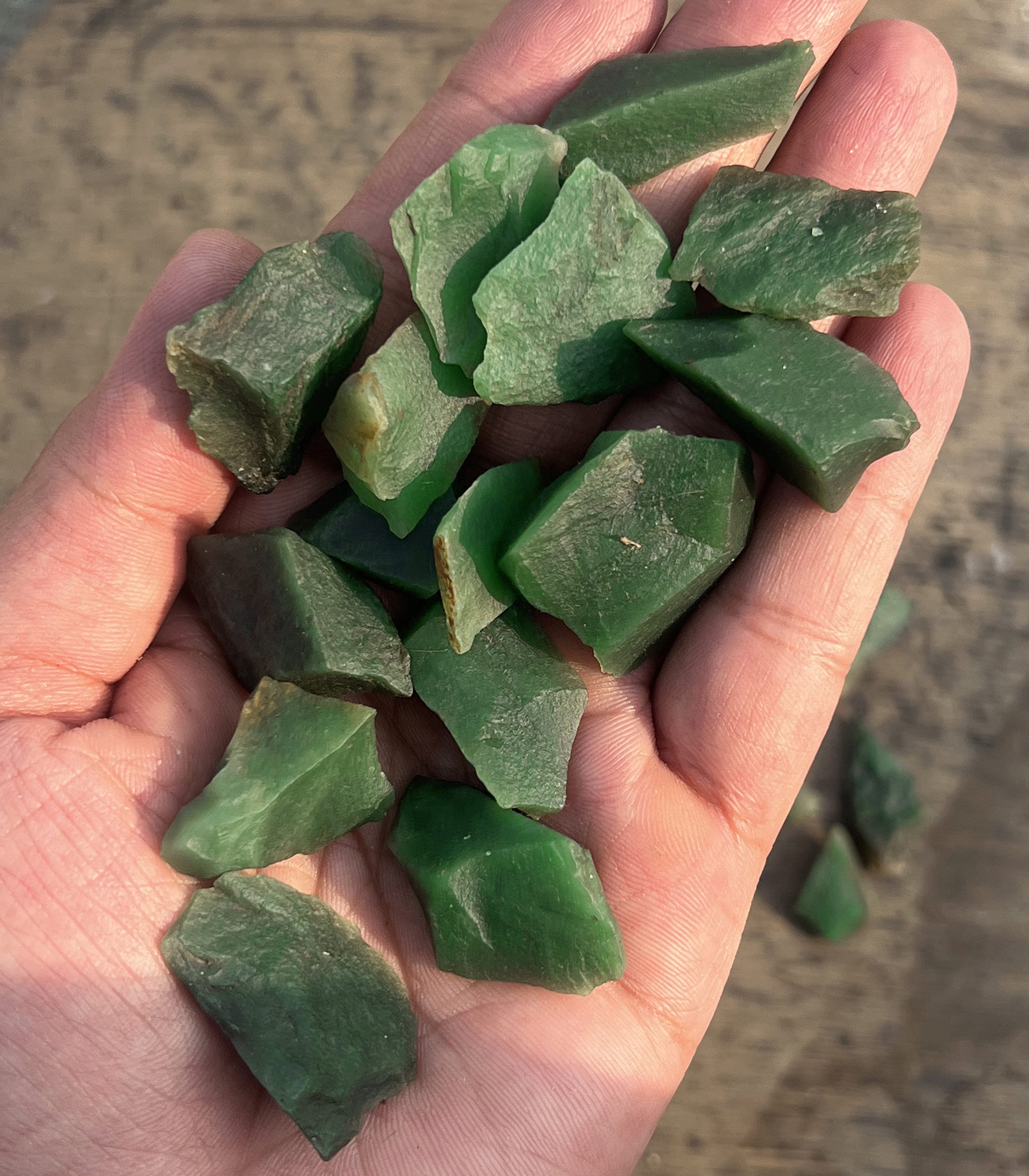Raw Aventurine Rough Stone | Natural Green Crystal Lot 20-30mm