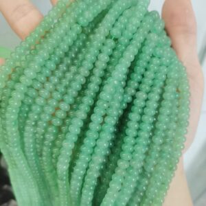 4×6mm 5×8mm Natural Green Aventurine Rondelle Shape Spacer  Beads, DIY Handmade Beaded accessories Supply,15 inches one strand