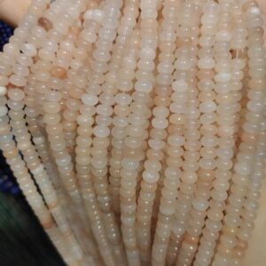 4×6mm Natural Pink Aventurine Rondelle Shape Spacer  Beads, DIY Handmade Beaded accessories Supply,15 inches one strand