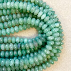 Aventurine 6x3mm Rondelle Gemstone Beads - 15.5 inches strand