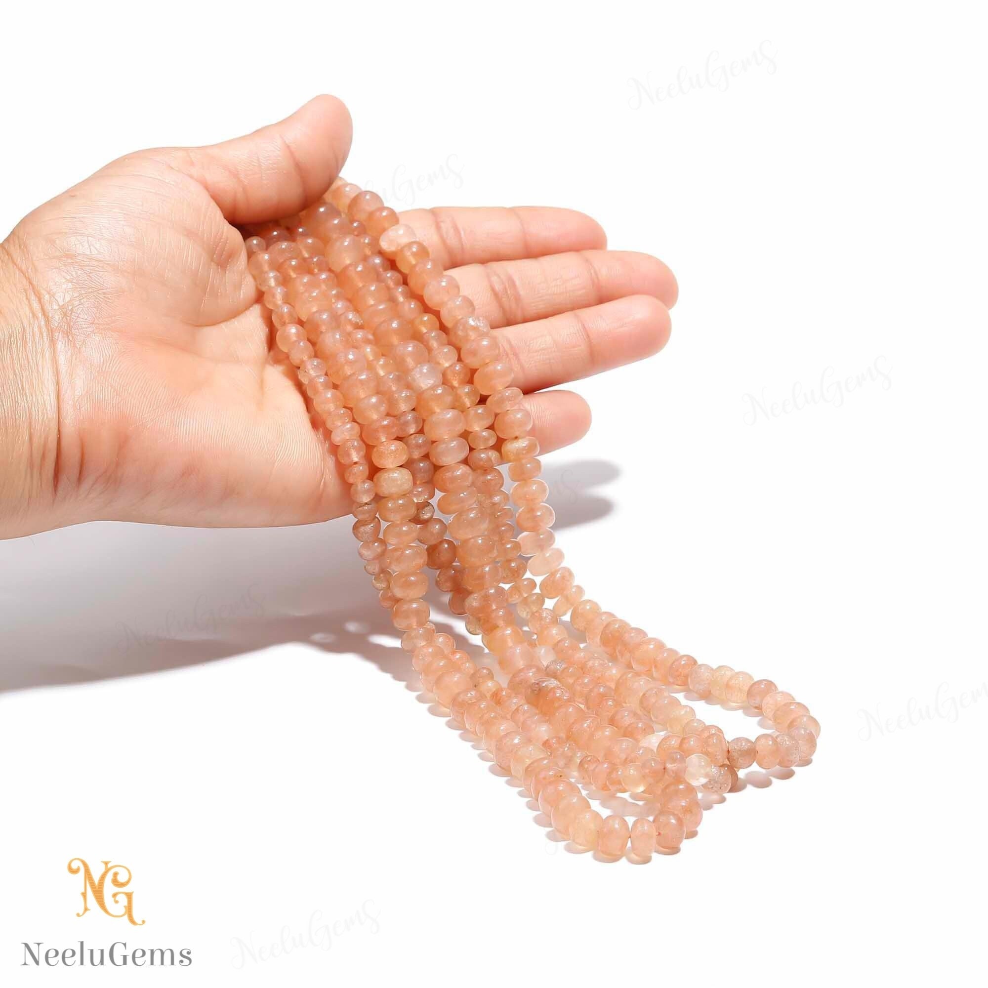 Aaa+ Peach Aventurine Smooth Rondelle Beads,5-8 Mm Natural Aventurine Indian Cut Beads,16" Loose Gemstone Beads For Handmade Jewelry Aaa+ Peach Aventurine Smooth Rondelle Beads,5-8 Mm Natural Aventurine Indian Cut Beads,16" Loose Gemstone Beads For Handmade Jewelry