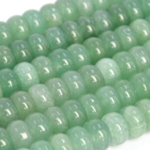 Genuine Natural Parsley Bunch Aventurine Loose Beads Rondelle Shape 6x4mm 8x5mm 10x5mm