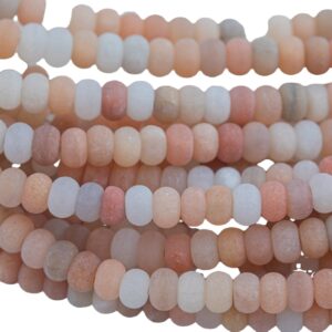 Natural Dark Matte Pink Aventurine- High Quality In Matt Roundel- 6mm,gemstone Beads