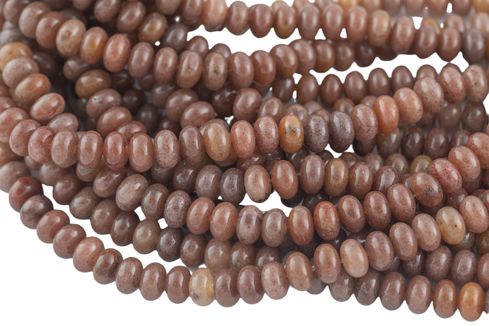 Purple Aventurine- High Quality In Roundel, 6mm, 8mm- Full 15.5 Inch Strand-full Strand 15.5 Inch Strand Smooth Gemstone Beads Purple Aventurine- High Quality In Roundel, 6mm, 8mm- Full 15.5 Inch Strand-full Strand 15.5 Inch Strand Smooth Gemstone Beads