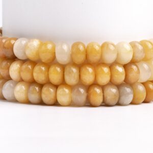 Yellow Aventurine Gemstone Grade Aaa Rondelle 6x4mm 8x5mm Loose Beads