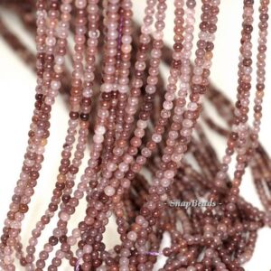 2mm Lilac Aventurine Gemstone Purple Round 2mm Loose Beads 16 Inch Full Strand (90149647-107-e)
