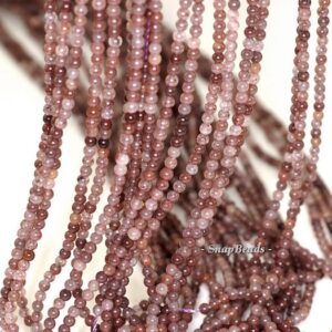 2mm Lilac Aventurine Gemstone Purple Round 2mm Loose Beads 16 inch Full Strand LOT 1,2,6,12 and 50 (90149647-170-E)