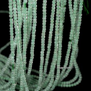 2MM Parsley Bunch Aventurine Gemstone Round 2MM Loose Beads 16 inch Full Strand LOT 1,2,6,12 and 50 (90113957-107 - 2mm A )