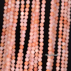 3MM Pink Aventurine Gemstone Round 3MM Loose Beads 16 inch Full Strand LOT 1,2,6,12 and 50 (90113615-107 - 3mm D)