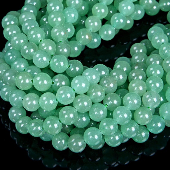 4mm Parsley Bunch Aventurine Gemstone Green Round Loose Beads 15.5 Inch Full Strand Lot 1,2,6,12 And 50 (90184127-356)