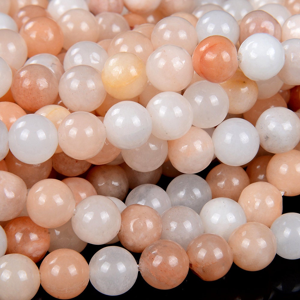 8mm Pink Aventurine Gemstone Round Loose Beads 7.5 Inch Half Strand (80006204 H-m35)