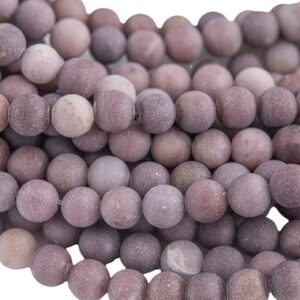 Natural Brown Purpish Aventurine AAA Grade Matte Round High Qualiy 4mm, 6mm, 8mm, 10mm, 12mm-Full Strand 15.5 inch Strand Gemstone Beads