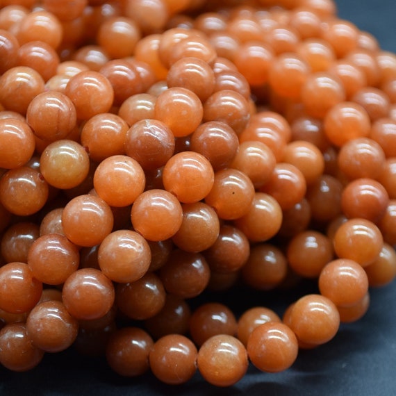 Pure Red Aventurine Round Beads - 4mm, 6mm, 8mm, 10mm Sizes - 14 Strand - Natural Gemstone Beads For Jewellery Making | Crystal Beads Pure Red Aventurine Round Beads - 4mm, 6mm, 8mm, 10mm Sizes - 14 Strand - Natural Gemstone Beads For Jewellery Making | Crystal Beads