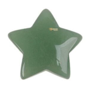 g6174.43 30mm Carved Green Aventurine Gemstone Crystal Healing Star Stone