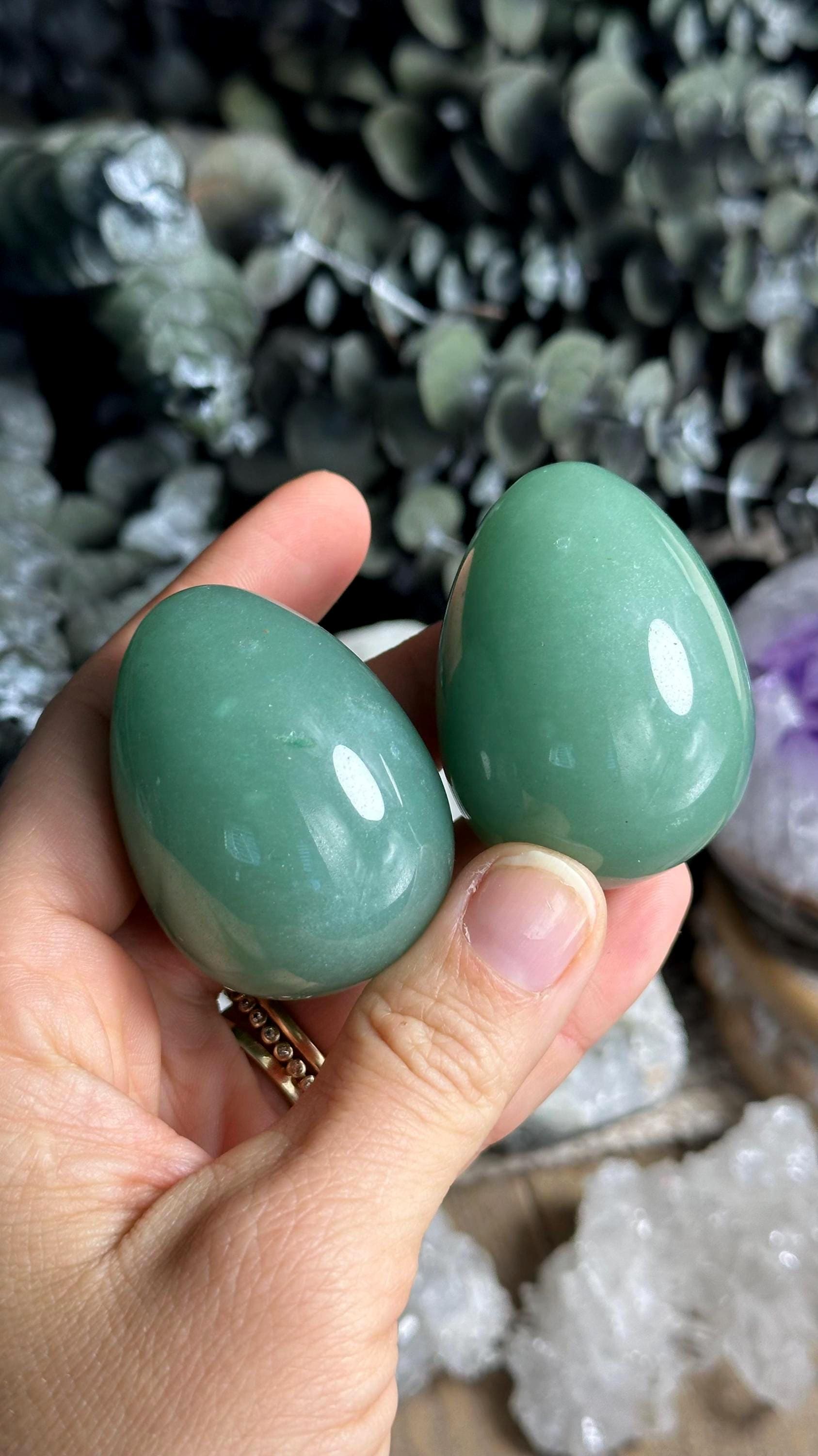 Green Aventurine Egg, 2”