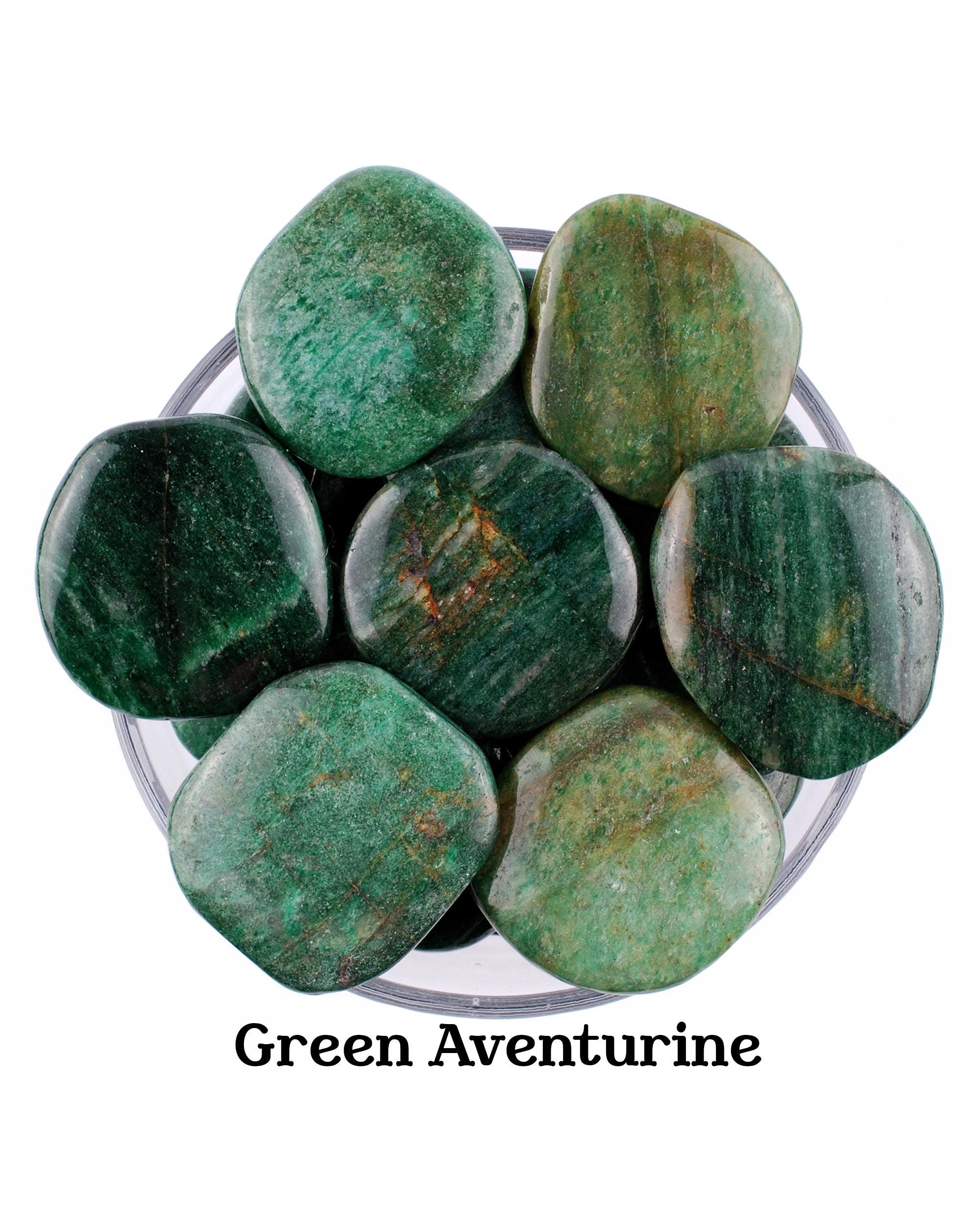 Green Aventurine Palm Stone, Stone Of Opportunity And Luck, Gift For Crystal Lovers