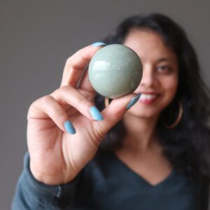Green Aventurine Sphere Abundance Crystal Ball
