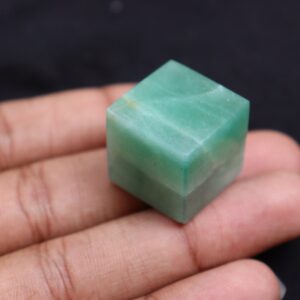 Light Green Aventurine Cube Stone, Healing Crystals And Stones - Green Aventurine Stones - Chakra Crystals - Chakra Cube -healing Stone.