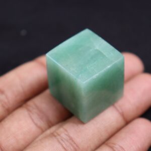 Light Green Aventurine Cube Stone, Healing Crystals And Stones - Green Aventurine Stones - Chakra Crystals - Chakra Cube -healing Stone.