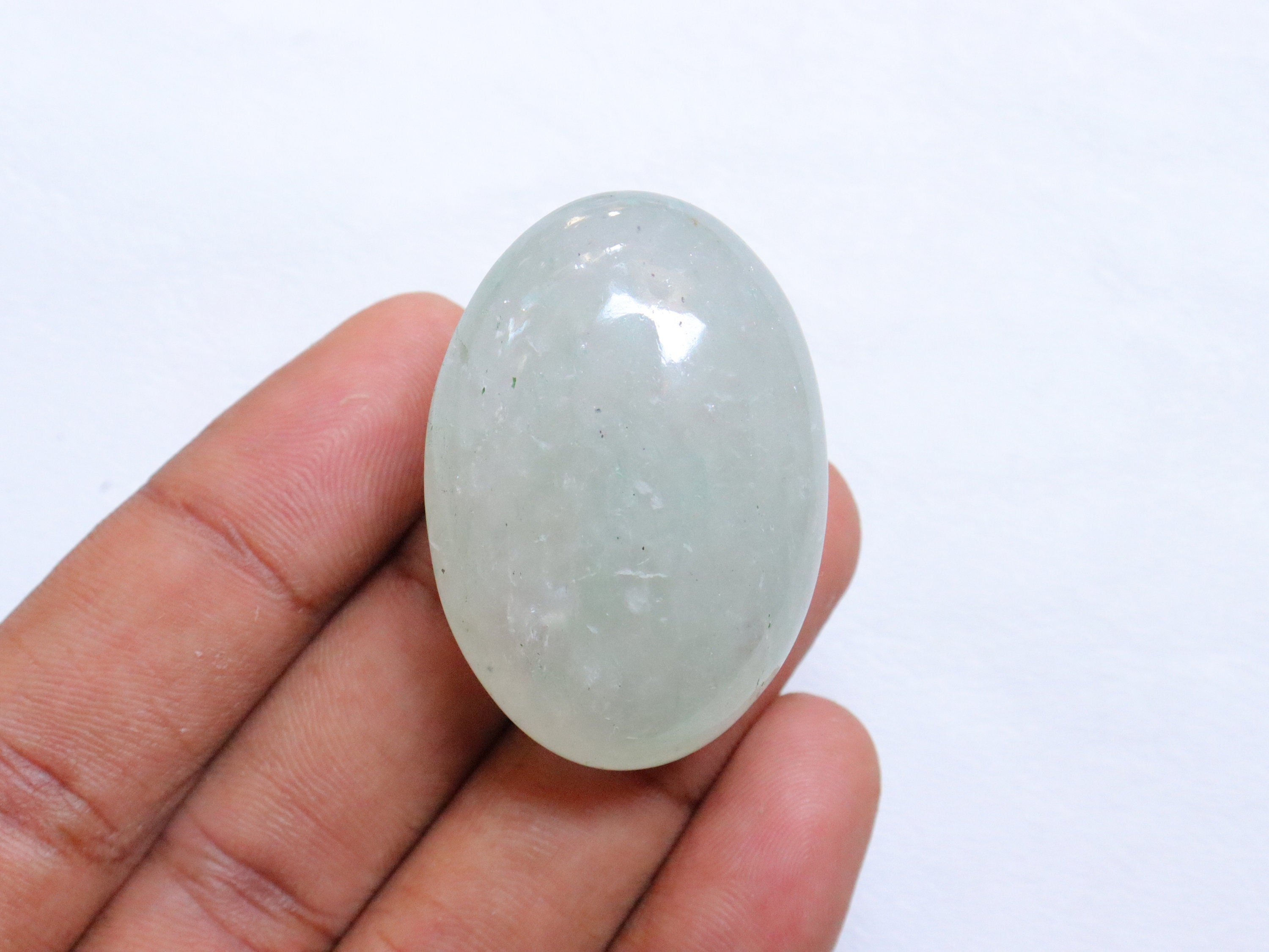Light Green Aventurine Palmstone, Natural Green Aventurine Stone, Green Aventurine Crystal, Prosperity Stone, Protection Stone Heart Chakra