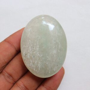 Light Green Aventurine Palmstone, Natural Green Aventurine Stone, Green Aventurine Crystal, Prosperity Stone, Protection Stone Heart Chakra