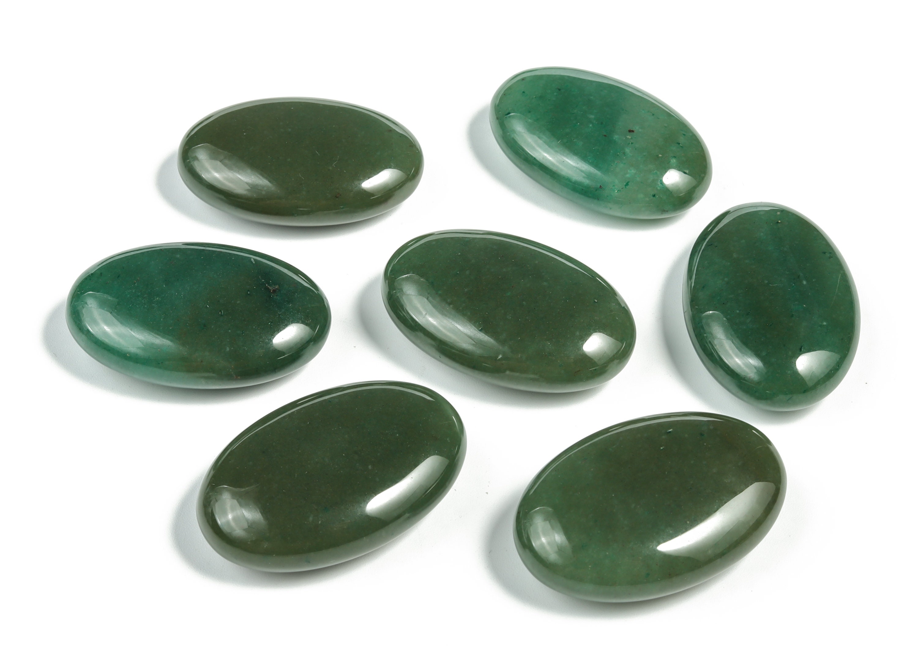 Aventurine Palm Stone – Green Aventurine Palm Gemstone - Aventurine Stone - Crystal Palm Stone – Healing Crystal – 45x35mm - Pa1005