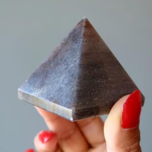 Stormy Gray Aventurine Pyramid Spiritual Utopia