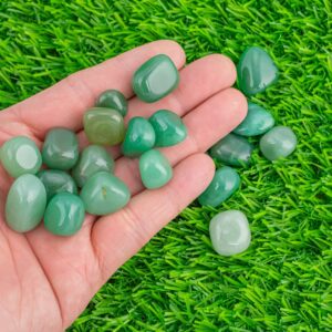 1 Pc Natural Green Aventurine Medium Tumbled Stone- .5 Inch-1.25 Inch