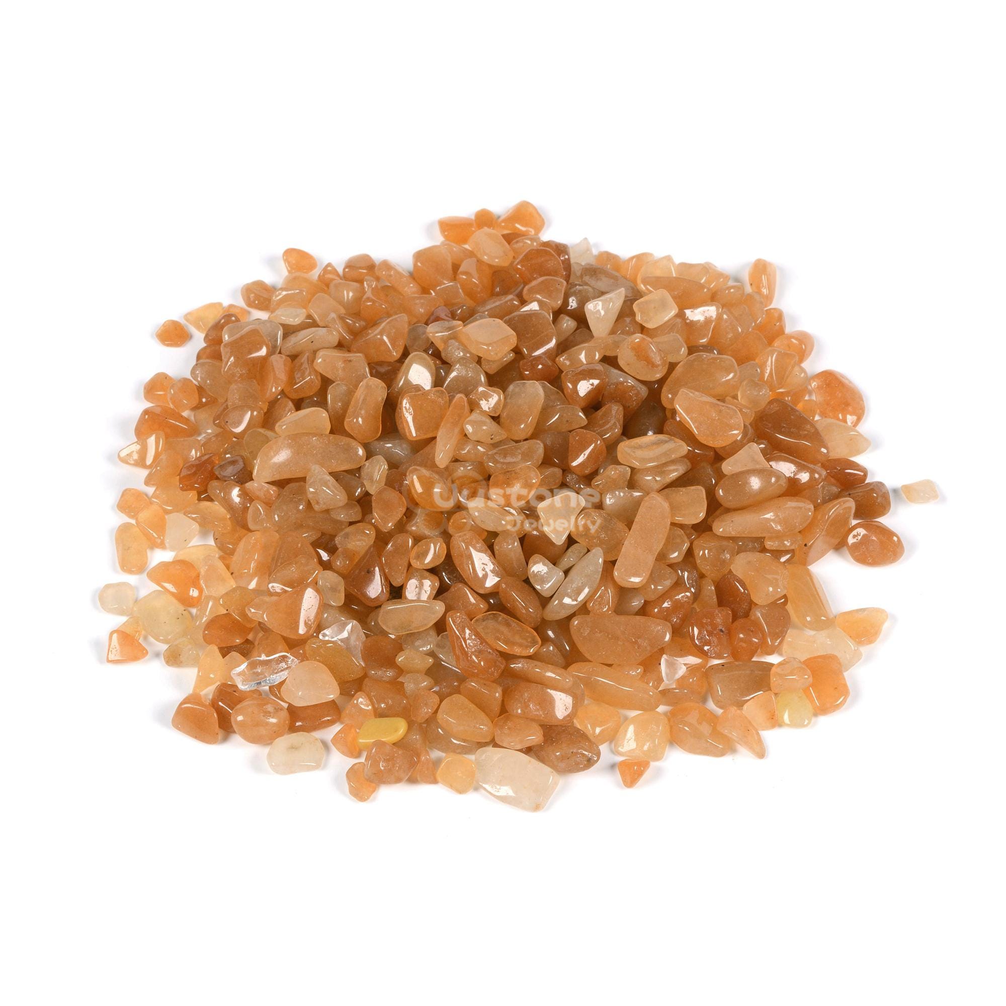 100 Grams Red Aventurine Chips Crushed Tumbled Stone Crystal Healing Embellishments