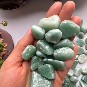 Tumbled Green Aventurine Stone, Mini Crystals (20g, 50g, 100g) Tumbled Green Aventurine Stone, Mini Crystals (20g, 50g, 100g)