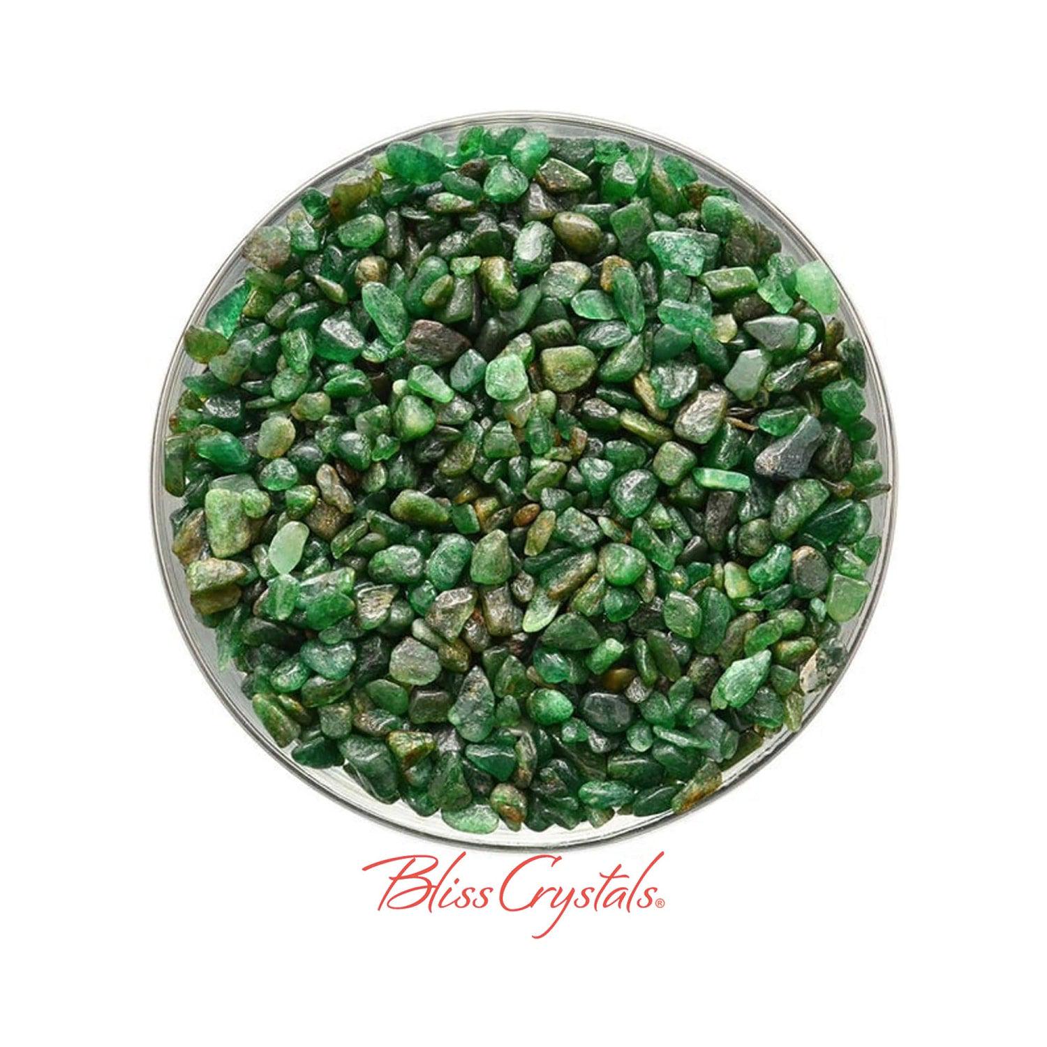 Green Aventurine Mini Tumbled Stone 28 Gm Semi Rough Chip Crystal #ga21
