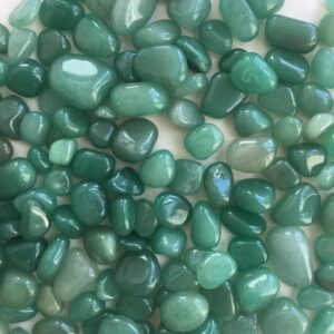 Mini Green Aventurine Tumbled Stone, Stone of Opportunity Mini Green Aventurine Tumbled Stone, Stone of Opportunity