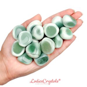 Green Aventurine Tumbled Stone, Lucky Prosperity Crystal, Heart And Altar Ritual Gem Green Aventurine Tumbled Stone, Lucky Prosperity Crystal, Heart And Altar Ritual Gem