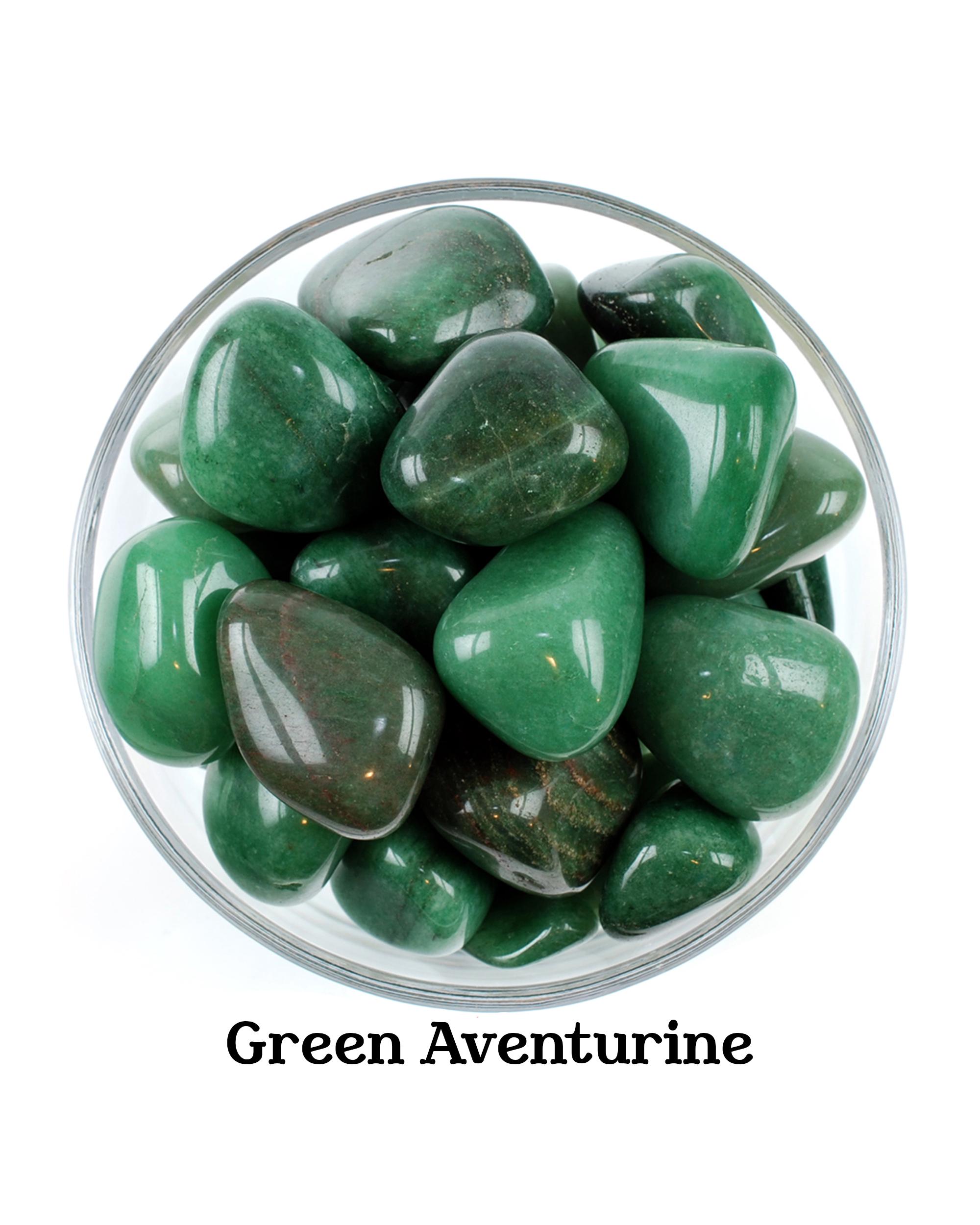 Green Aventurine Tumbled Stone, Luck, Prosperity And Heart Healing Gemstone, Heart Chakra Abundance Crystal, Gift For Taurus Virgo