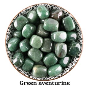 Green Aventurine Tumbled Stone, Natural Green Quartz Gemstone, Luck And Prosperity Wellness Green Aventurine Tumbled Stone, Natural Green Quartz Gemstone, Luck And Prosperity Wellness