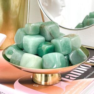 Green Aventurine Tumbled Stones: Healing Crystals For Grids