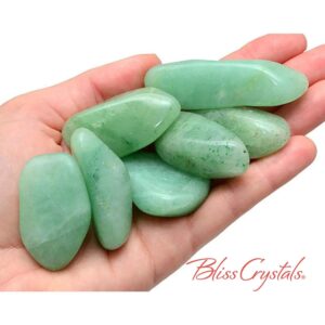 Light Green Aventurine Tumbled Stone Crystal Stone For Prosperity #ga01