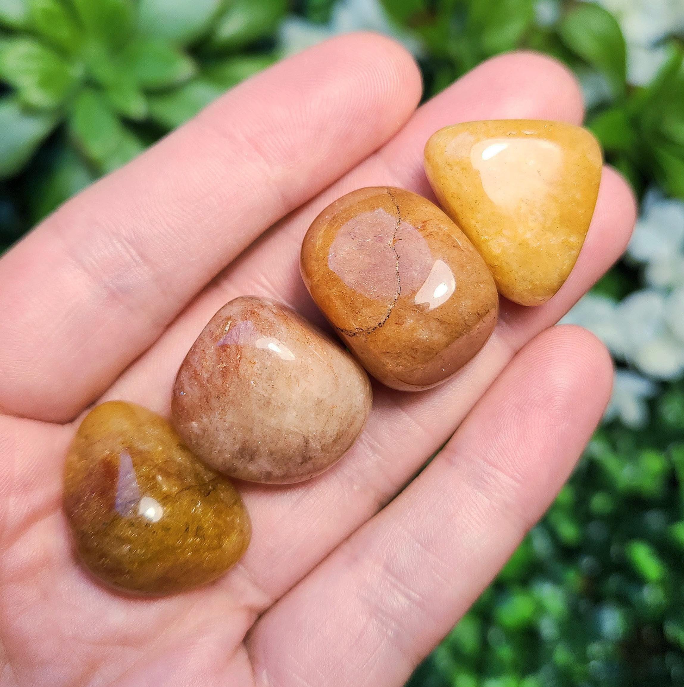 Orange Aventurine Stone - Aventurine Tumble - Aventurine Stone - Aventurine Crystal - Orange Aventurine Crystal - Tumbled Orange Aventurine