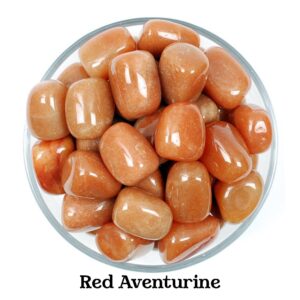 Red Aventurine Tumbled Stone, Success And Manifestation, Altar Ritual Gem Red Aventurine Tumbled Stone, Success And Manifestation, Altar Ritual Gem