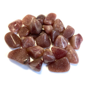 Red Aventurine Stone, Tumbled Red Aventurine, Pocket Red Aventurine, T-51 Red Aventurine Stone, Tumbled Red Aventurine, Pocket Red Aventurine, T-51