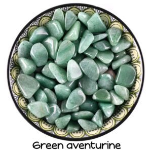 Set of 10 Green Aventurine Stones, Natural Luck And Wealth, Altar Ritual Gem Set of 10 Green Aventurine Stones, Natural Luck And Wealth, Altar Ritual Gem