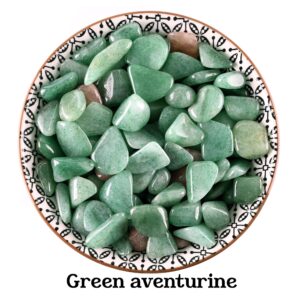 Set Of 10 Green Aventurine Tumbled Stones, Green Aventurine, Tumbled Crystals, Zodiac Signs Taurus, Virgo, Capricorn, Cancer, Pisces, Gifts Set Of 10 Green Aventurine Tumbled Stones, Green Aventurine, Tumbled Crystals, Zodiac Signs Taurus, Virgo, Capricorn, Cancer, Pisces, Gifts