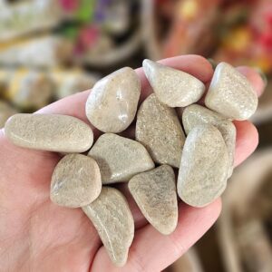 White Aventurine Tumbled Stone, One, Rock Hound, Crystal Healing, Feng Shui, Minerals, Chakra Stone, Gemstone, White Stone White Aventurine Tumbled Stone, One, Rock Hound, Crystal Healing, Feng Shui, Minerals, Chakra Stone, Gemstone, White Stone