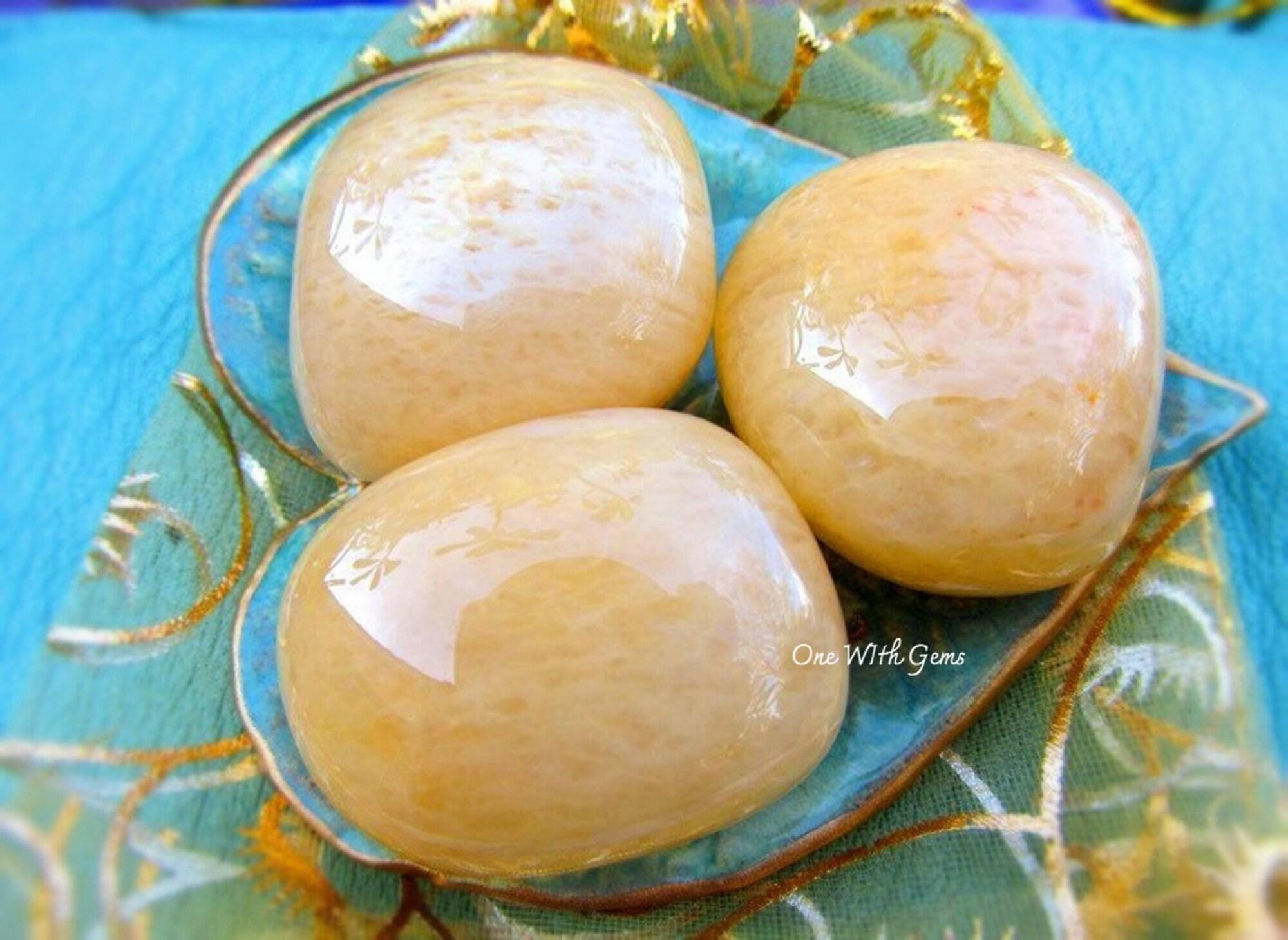 Yellow Aventurine Tumbled Stone, Healing Crystal, Gemstone, Confidence, Creativity, Solar Plexus Chakra, Intuitively Chosen
