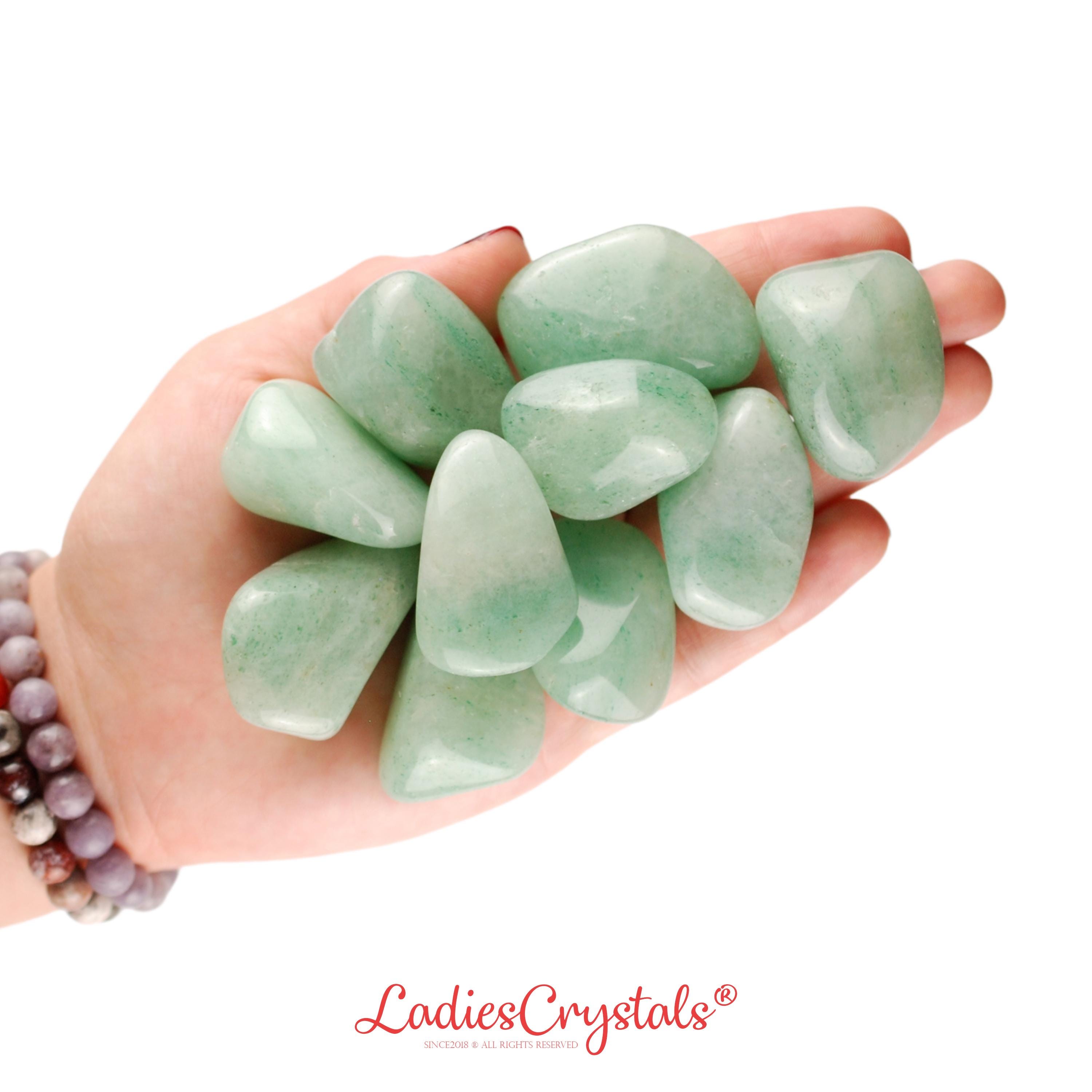 Aventurine Zimbabwe Tumbled Stone, Good Luck, Abundance And Heart Healing Gemstone, Heart Chakra Prosperity Crystal Gift For Taurus Virgo