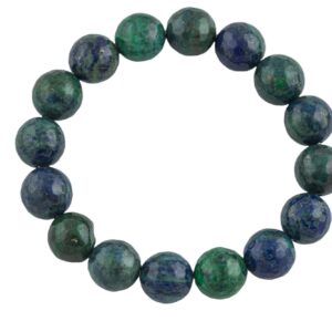 Bracelet Natural Azurite Malachite Bracelets 8mm Stackable Faceted Round Natural Gemstone Crystal Bracelets - Handmade Bracelet Bracelet