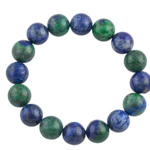 Bracelet Natural Azurite Malachite Bracelets 8mm Stackable Round Natural Gemstone Crystal Bracelets - Handmade Bracelet Crystal Bracelet